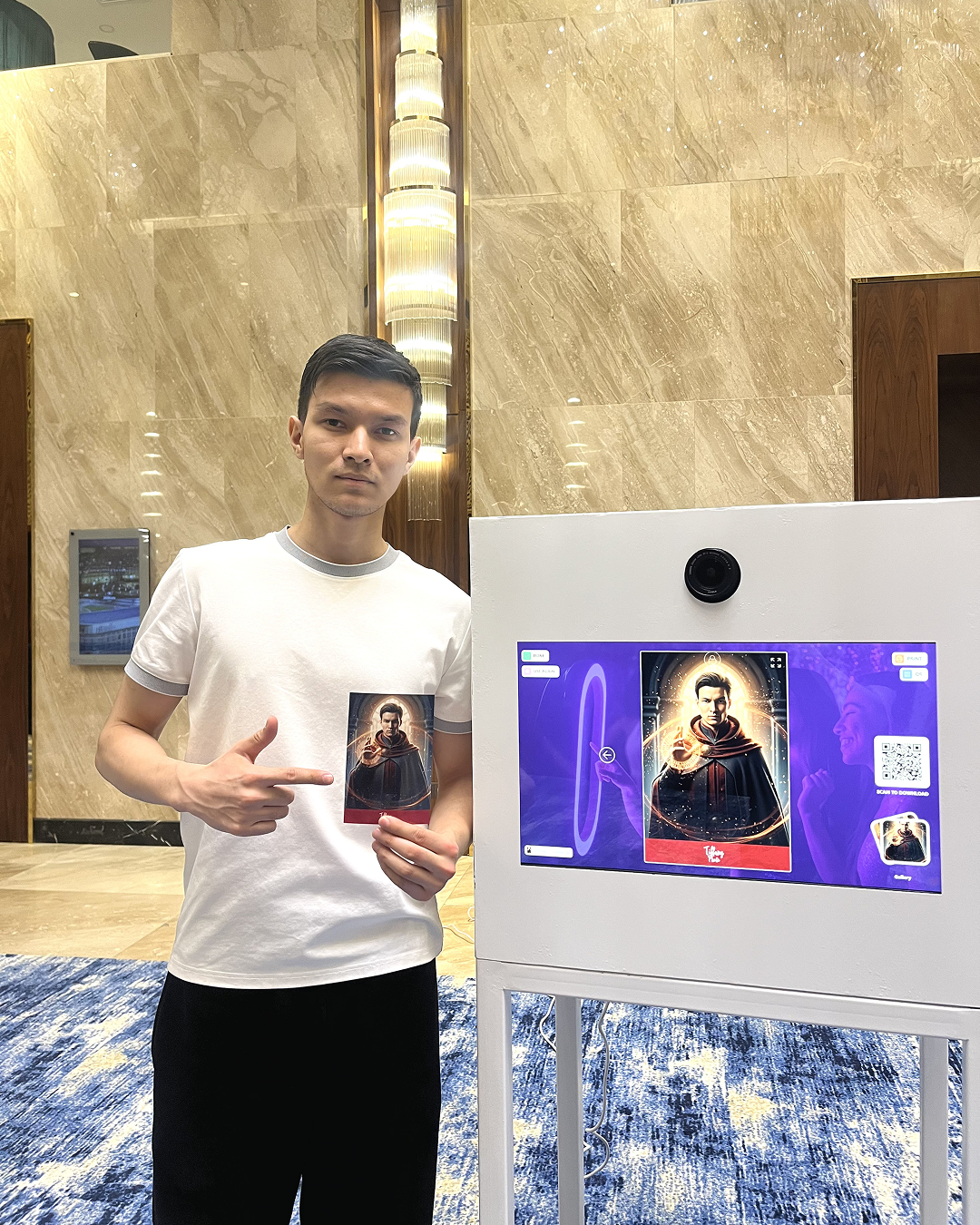 Фотобудка на мероприятии в Астане